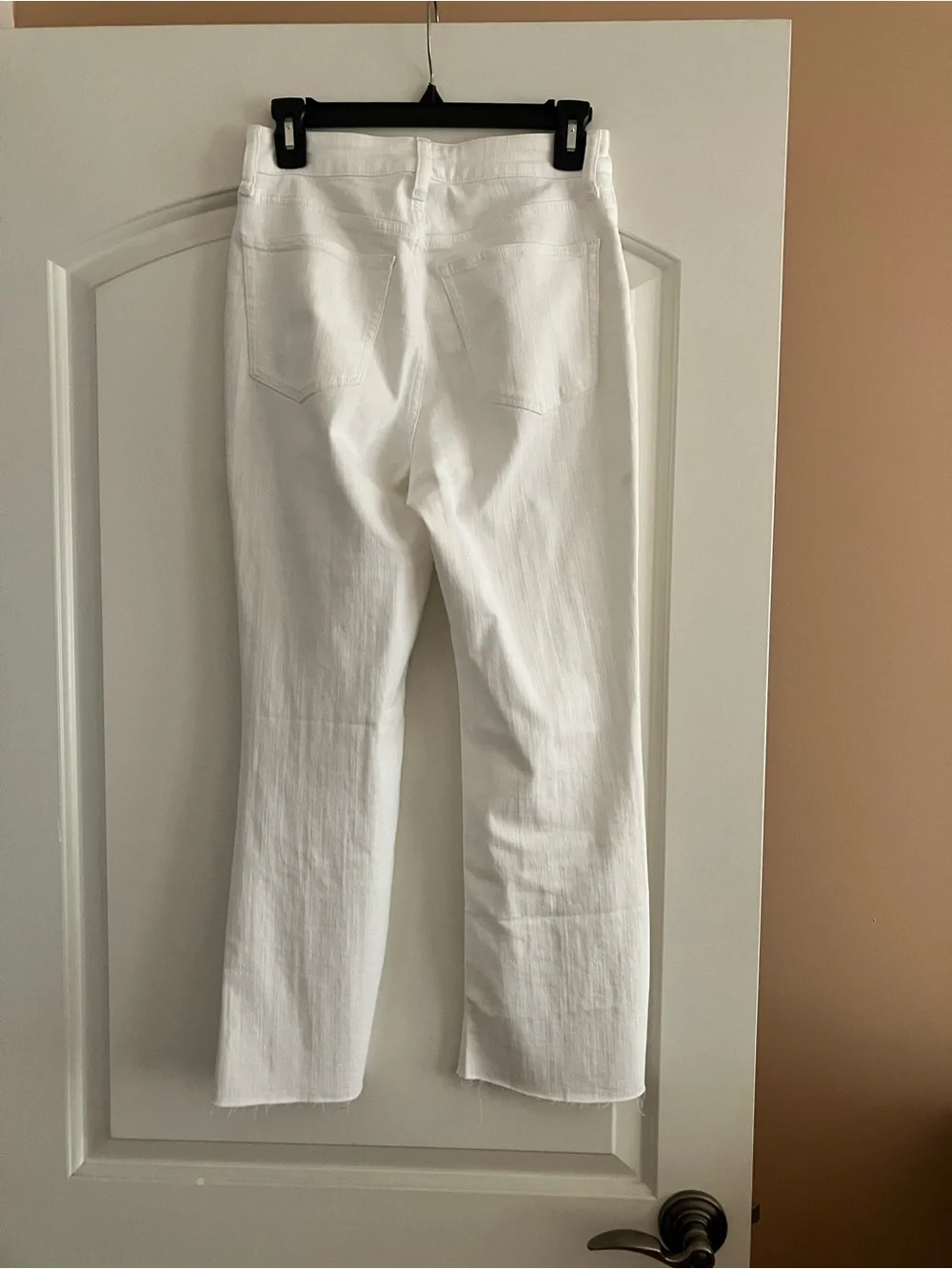 J. Crew Factory Curvy mid-rise flare crop jean in signature stretch